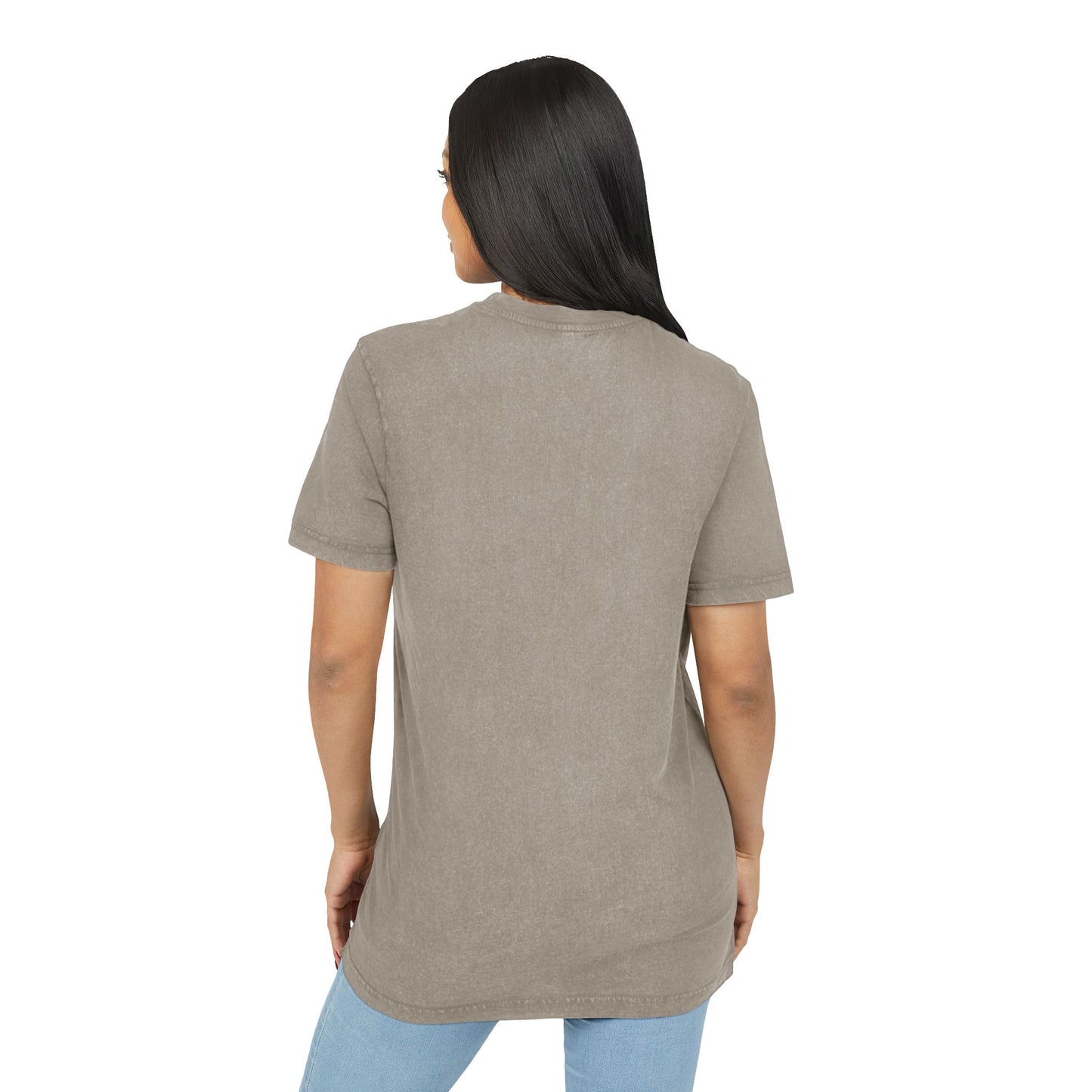 Acid Washed BABY DIEGO X Round Neck Tee BEIGE / KHAKI