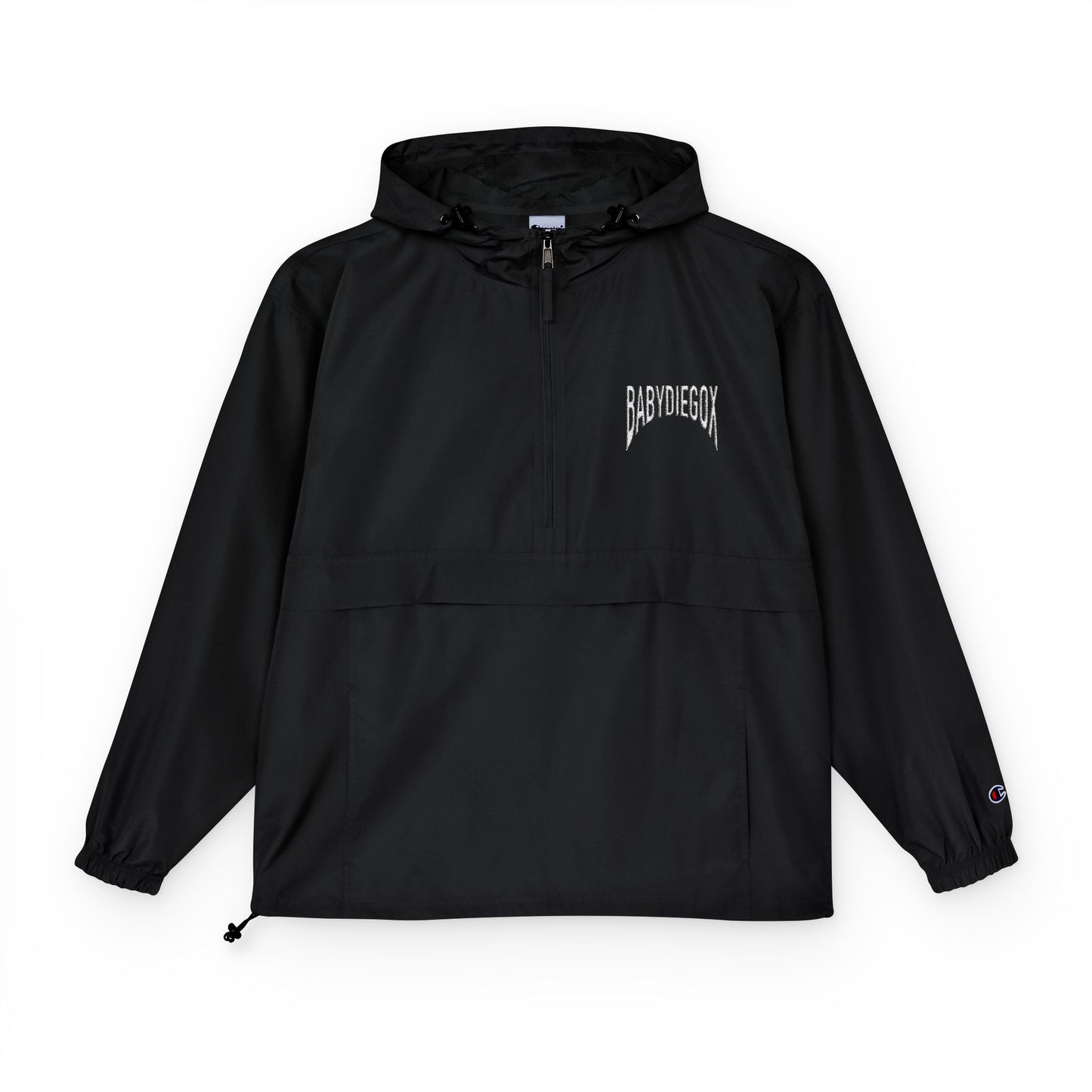 Unisex BABY DIEGO X Packable Anorak Jacket BLACK