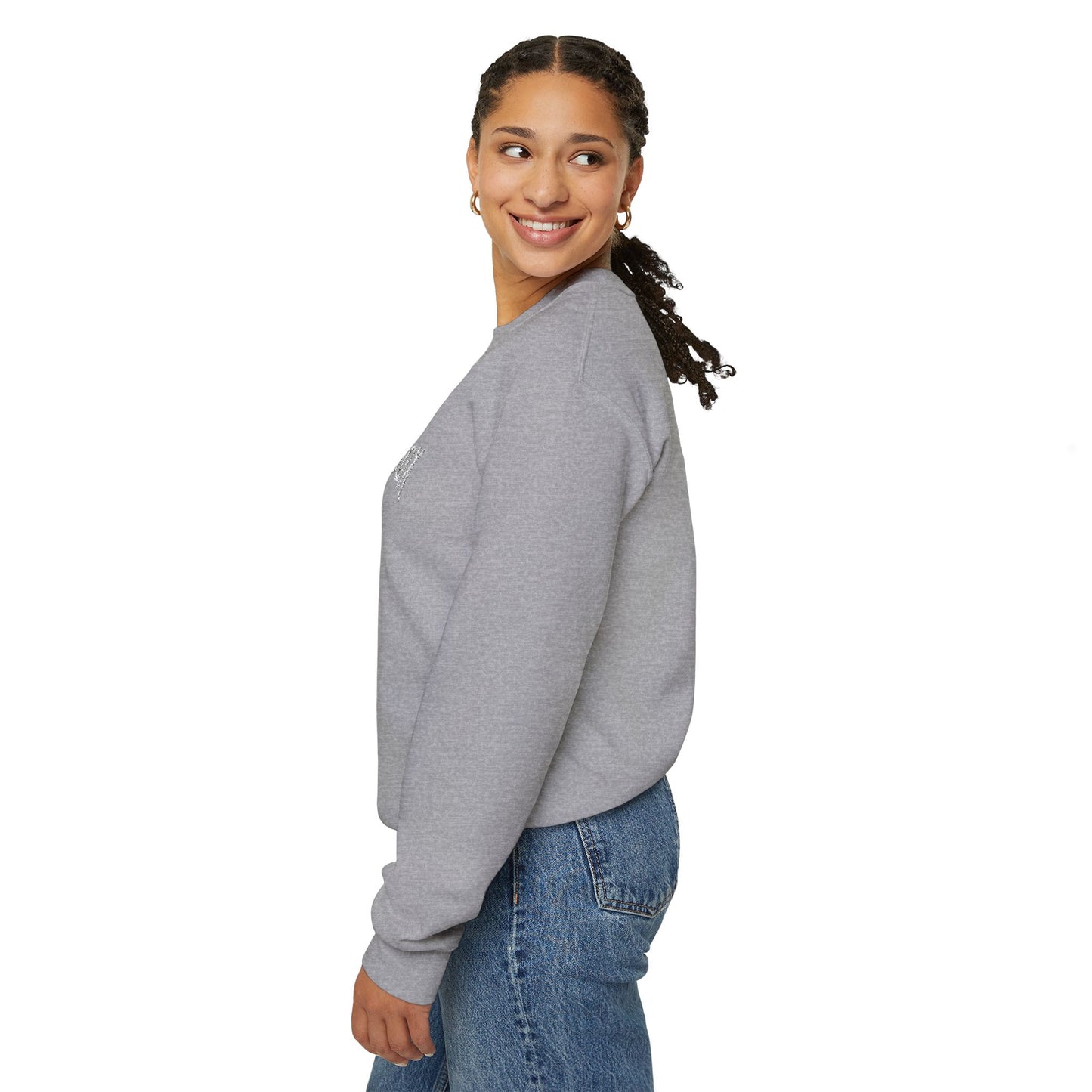 Unisex Crewneck BABY DIEGO X Sweatshirt STONE GREY