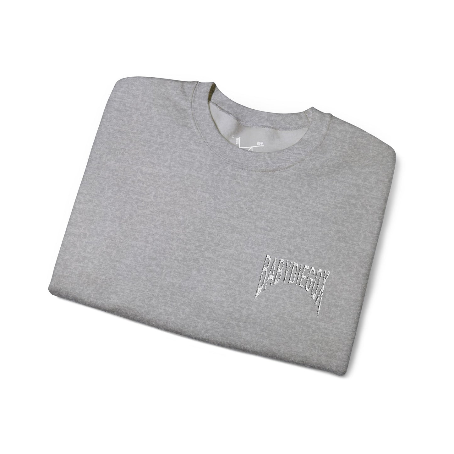 Unisex Crewneck BABY DIEGO X Sweatshirt STONE GREY