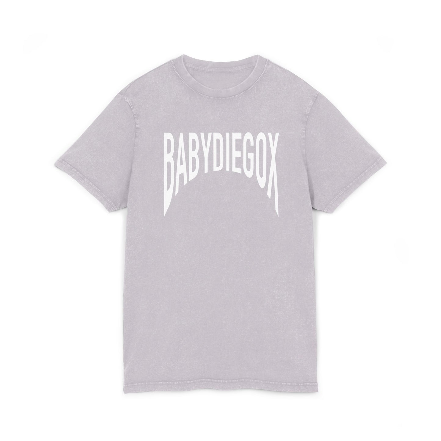 Acid Washed BABY DIEGO X Round Neck Tee SOFT PURPLE