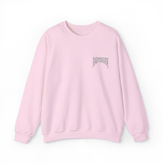 UNISEX BABY DIEGO X Crewneck Sweatshirt POWDER PINK