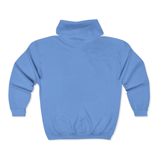 Unisex  BABY DIEGO X Full Zip Hooded Sweatshirt BABY BLUE