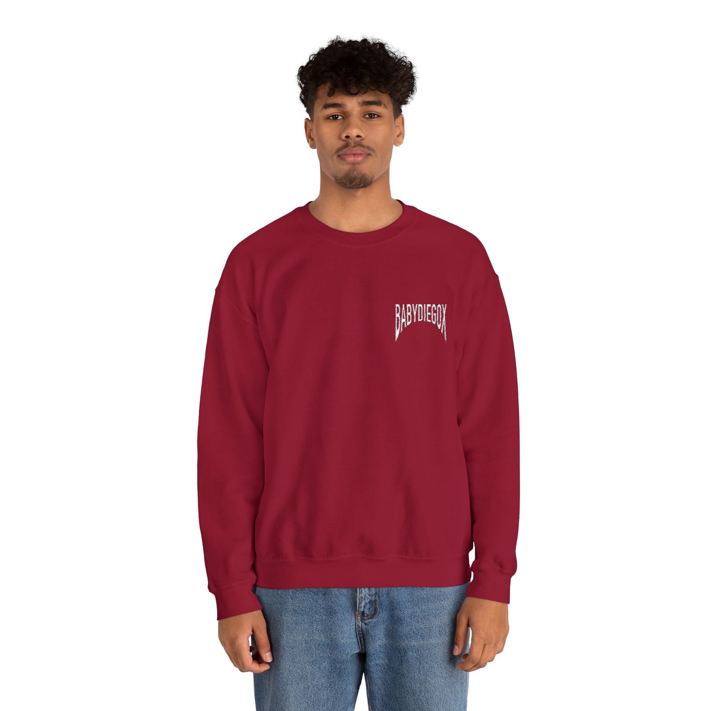 Unisex BABY DIEGO X Crewneck Sweatshirt DEEP RED