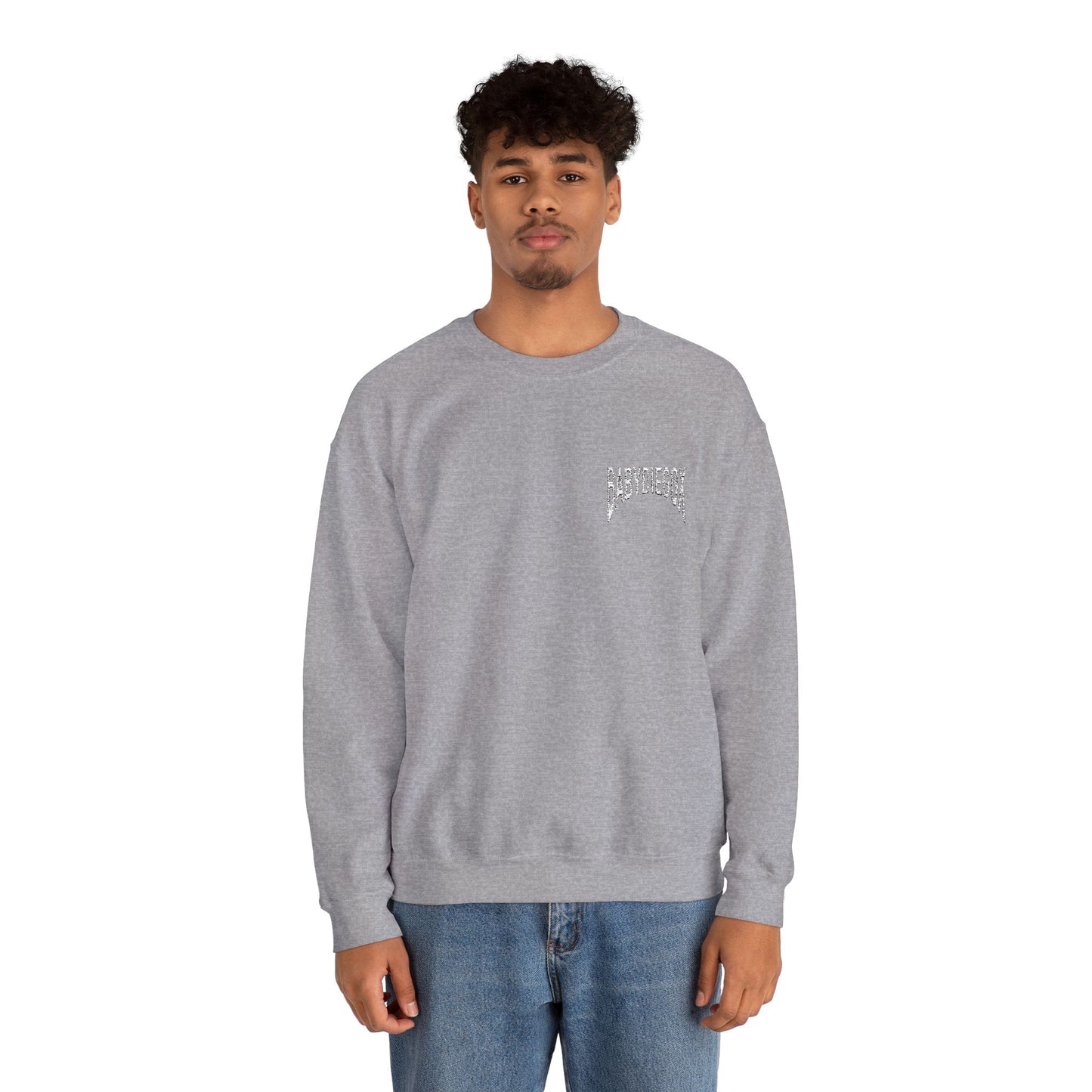 Unisex Crewneck BABY DIEGO X Sweatshirt STONE GREY