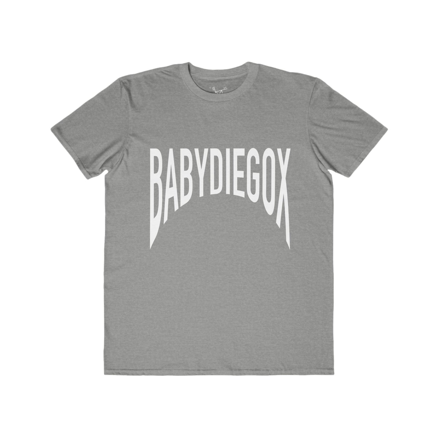 Men's Lightweight BABY DIEGO X Fashion Tee STONE GREY
