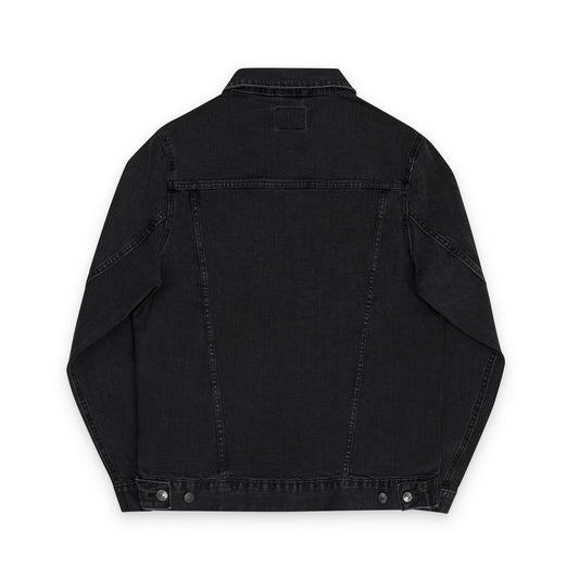 Unisex BABY DIEGO X Embroidered Denim Jacket BLACK