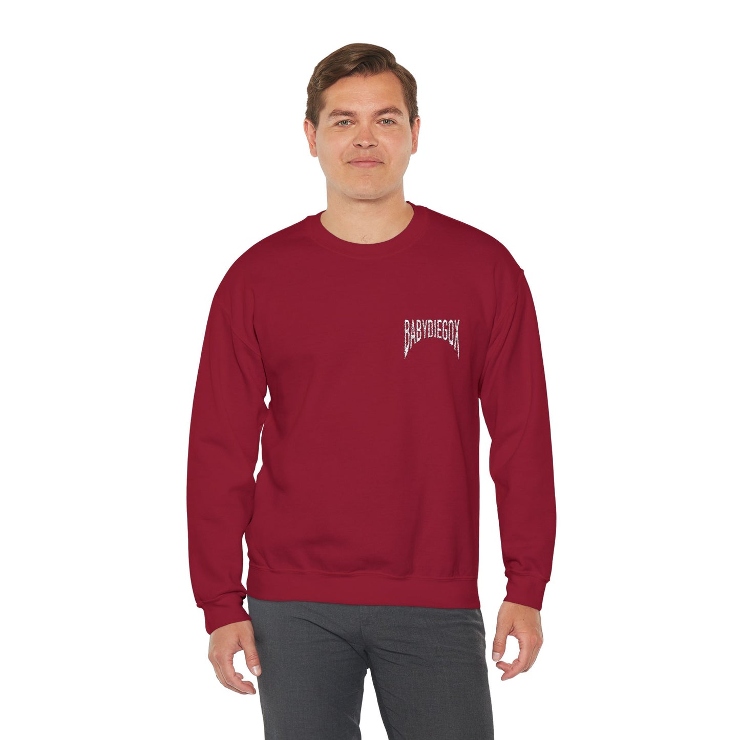 Unisex BABY DIEGO X Crewneck Sweatshirt DEEP RED
