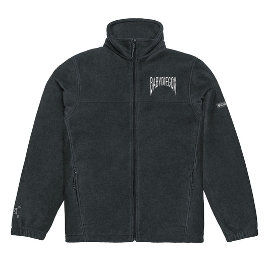 Unisex BABY DIEGO X Fleece Jacket with Custom Embroidery BLACK