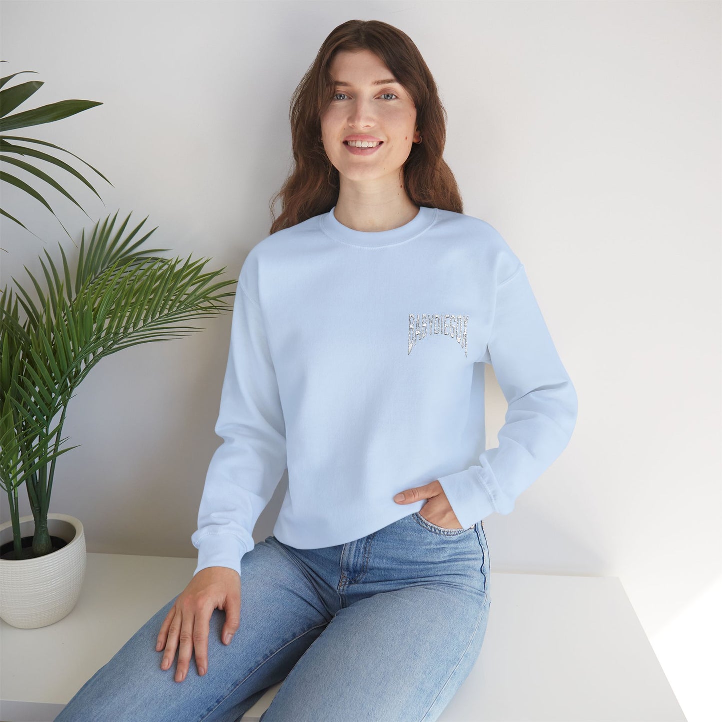 Unisex BABY DIEGO X Crewneck Sweatshirt BABY BLUE